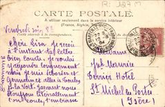 CPA Marseille L'Obelisque de la place Castellane 