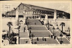 CPA Marseille Gore et Escalier Monumental Senes et Arnal 