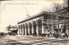 CPA Marseille La Gare Saint Charles Depart 