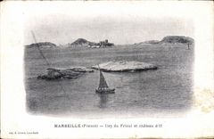 CPA Marseille France Iles du Frioul et chateau d'If 
