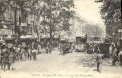CPA Marseille Le Cours St Louis  Tramways