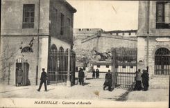 CPA Marseille Caserne d'Aurelle 