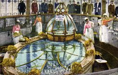 CPA Vichy Source de la Grande Grille 