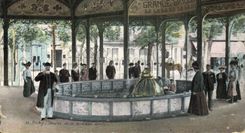 CPA Vichy Source de la Grande Grille 