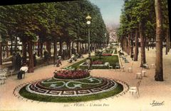CPA Vichy L'Ancien Parc 