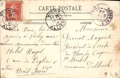 CPA Vichy Le Casino Un coin de la Terrasse 