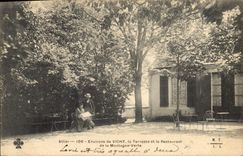 CPA Environs de Vichy la Terrasse et le Restaurant de la Montagne Verte 