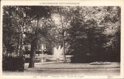 CPA Vichy Nouveau Parc Bassin des Cygnes 