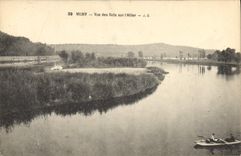 CPA Vichy Vue des llots sur l'Allier 