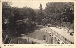 CPA Vichi Parc des Celestins et Terrasse de l'Orangerie 