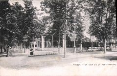 CPA Vichy Un coin de la Restauration 