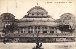 CPA Vichy Facade Principale du Casino 