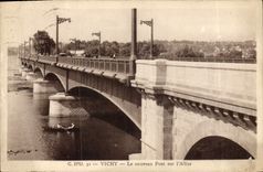 CPA Vichy Le nouveau Pont sur l'Allier 