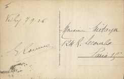 CPA Vichy Salle de Baccara Le Casino 