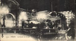 CPA Vichy Le Casino vu la nuit 