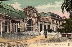 CPA Vichy Terrasse et Theatre du Casino 