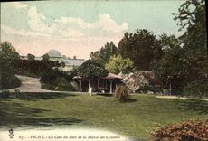 CPA Vichy Un Coin du Parc de la Source des Celestins 