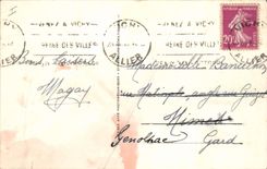 CPA Vichy Le Casino vu du Parc 