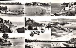 CPA Dinard Cote d'Emeraude La Piscine La Plage 