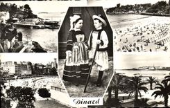 CPA Dinard Promenade du Clair de Lune 