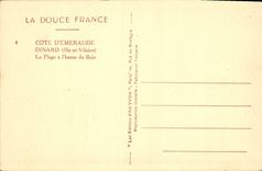CPA Cote d'Emeraude Dinard I et V La Plage a l'Heure du Bain