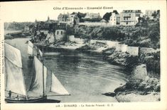 CPA Dinard La Baie du Prieure Bateau