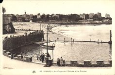 CPA Dinard La Plage de l'Ecluse et la Piscine 