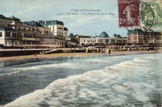 CPA Cote d'Emeraude Dinard Vue d'Ensemble de La Plage 