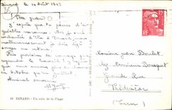 CPA Dinard Un Coin de la Plage 