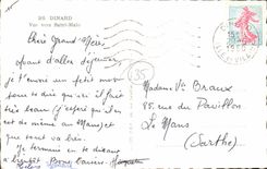 CPA Dinard Vue vers St Malo 