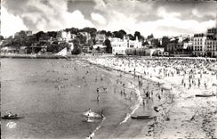 CPA Cote d'Emeraude Dinard La Plage de l'Ecluse vers le Casino 