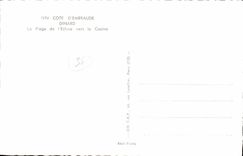 CPA Cote d'Emeraude Dinard La Plage de l'Ecluse vers le Casino 