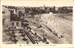 CPA Dinard La Plage vue du Casino Municipal 