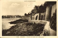 CPA Dinard Chemin de ronde de la Malouine 