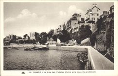 CPA Dinard La Cafe des Vedettes Vertes et la nouvelle promenade 