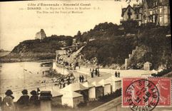 CPA Cote d'Emeraude Dinard La Digue et la Pointe du Moulinet 