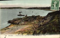 CPA Dinard L'Embouchure de la Rance prise de la Pointe du Moulinet 