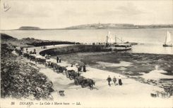 CPA Dinard La Cafe a Maree basse 