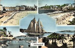 CPA Dinard La Plage vers le Crystal 