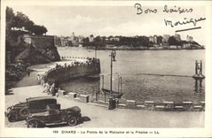 CPA Dinard La Pointe de la Malouine et la Piscine 
