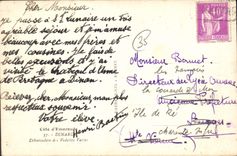 CPA Cote d'Emeraude Dinard Debarcadere des Vedettes Vertes 