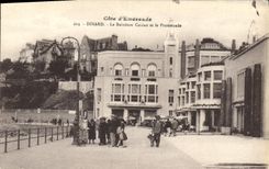 CPA Cote d'Emeraude Dinard Le Baineum Casino et la Promenade 
