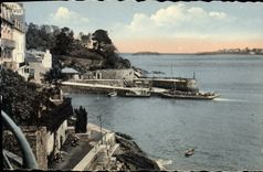 CPA Dinard Promenade du Clair de Lune Les Vedettes 