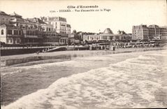 CPA Cote d'Emeraude Dinard Vue d'Ensemble sur La Plage 