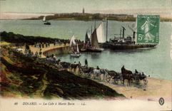 CPA Dinard La Cale a Maree Basse 