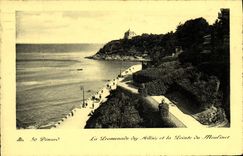 CPA Dinard La Promenade des Allies et la Pointe du Moulinet 