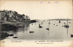 CPA Cote d'Emeraude Dinard Bric a Brac et St Malo 