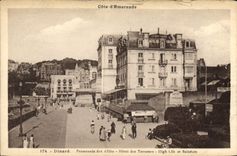 CPA Dinard Promenade des Allies Hotel des Terrasses High Life et Balneum 