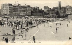 CPA Dinard La Plage L'Heure du Bain 
