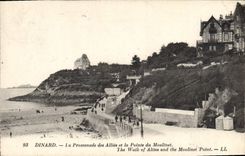 CPA Dinard La Promenade des Allies et la Pointe du Moulinet 